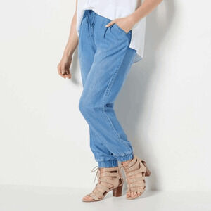 Side Stitch Soft Tencera Pleated women's Jogger Pants regular NWOT